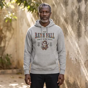 Alternative view of Mame Cheikh Ndiakhass Portrait Hoodie – Baye Fall