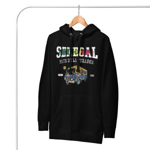 Senegal clothing black hoodie car rapid senegal